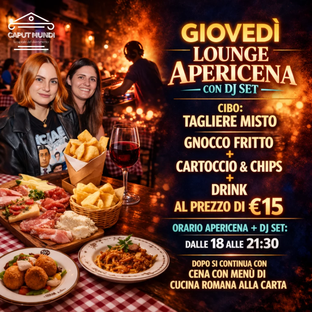 apericena con dj Bergamo